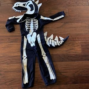 Pottery Barn Kids Dinosaur Skeleton Halloween Costume
